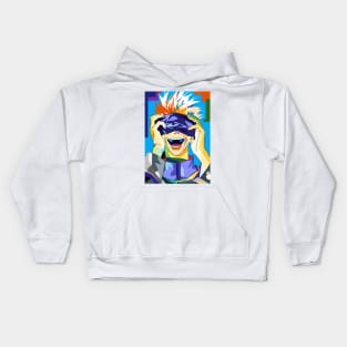 Gojo anime pop art Kids Hoodie